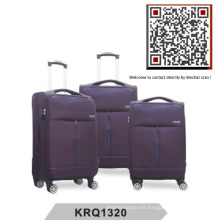 Ruedas de avión EVA Big Handle Soft Nylon Trolley equipaje (KRQ1320)